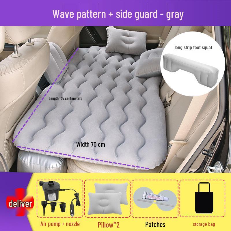 Car Back Seat Inflatable Mattress - Travel Air Cushion Bed