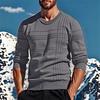 Long-sleeved Round-neck Pullover for Men In Autumn and Winter, Warm and Comfortable Solid-color Men's Sweater