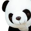 Realistic Panda Baby Doll Huggable Lifelike Plush Toy Stress Relief Security-enhancing Calming Effect Panda Toy