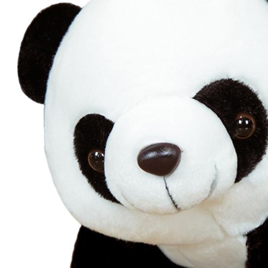 Realistic Panda Baby Doll Huggable Lifelike Plush Toy Stress Relief Security-enhancing Calming Effect Panda Toy
