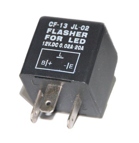 

Areyss LED Compatible, CF13, High Flare Prevention, Genuine Three-Pin Universal Turn Signal Relay, 130968
