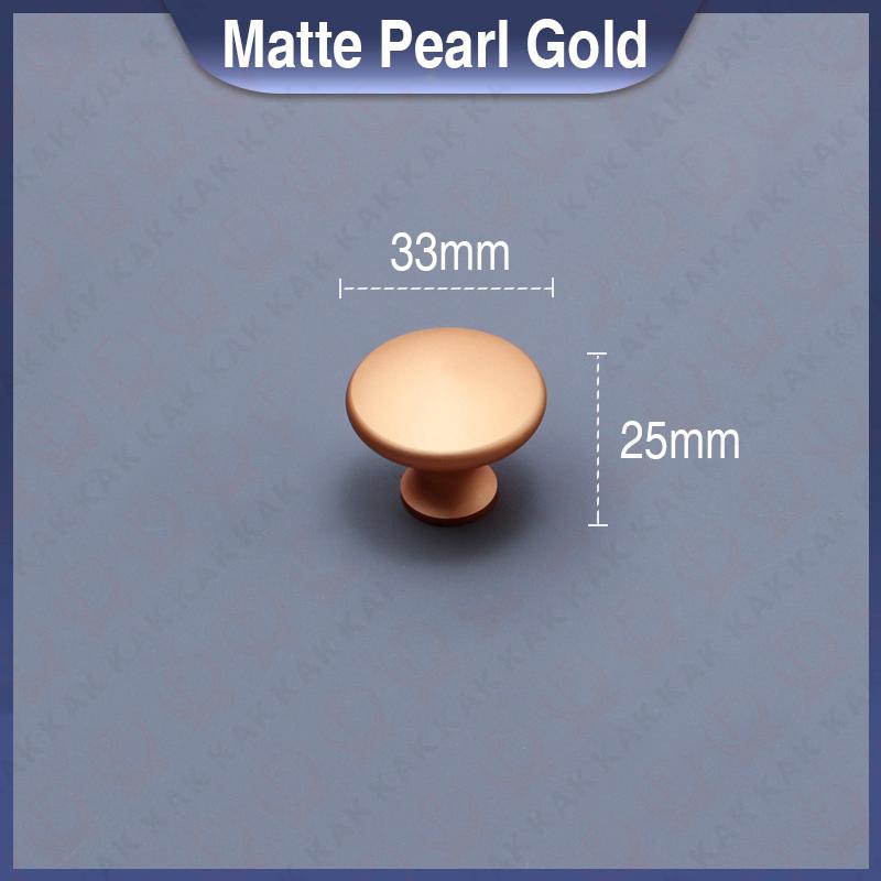 

KAK Latest Popular Fashion Gold Cabinet Knobs and Handles 33mm Black Kitchen Cupboard Door Pulls Furniture Knob Door Hardware