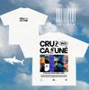 25 Summer Women T-shirt Hip Hop Street Cruzzi Print Top Oversized Y2k Short Sleeve Cruz Cafuné World Tour Streetwear Clothes Top