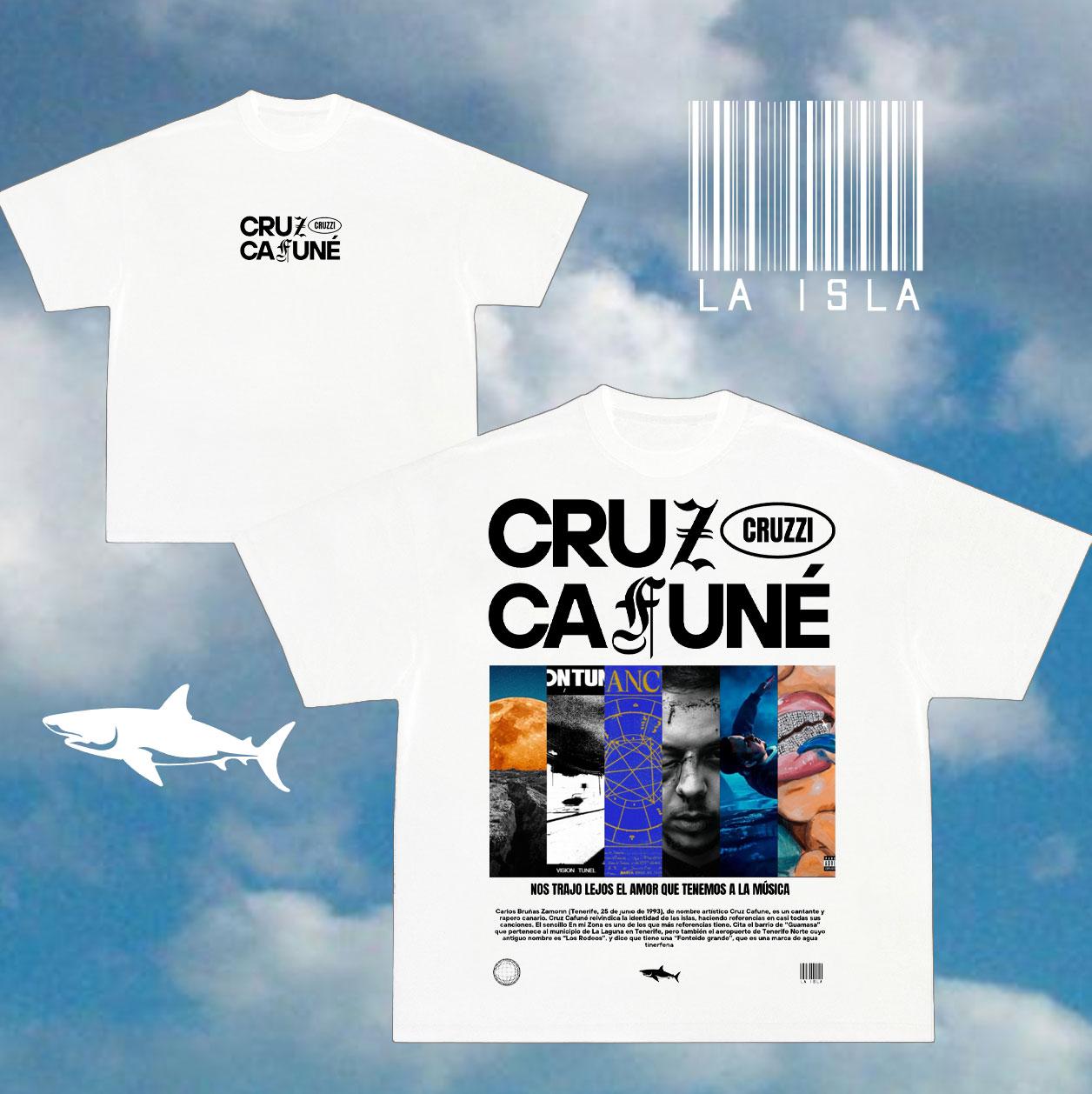 

25 Летняя женская футболка Хип-хоп Уличная Принт Cruzzi Топ Оверсайз Y2k Короткий рукав Cruz Cafuné Мировой тур Уличная одежда Одежда Топ 4XL