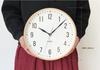 KATOMOKU Plywood Clock 19, Natural, km-111NA, Wall Clock with Continuous Second Hand, 30.4cm Diameter (quartz Clock)