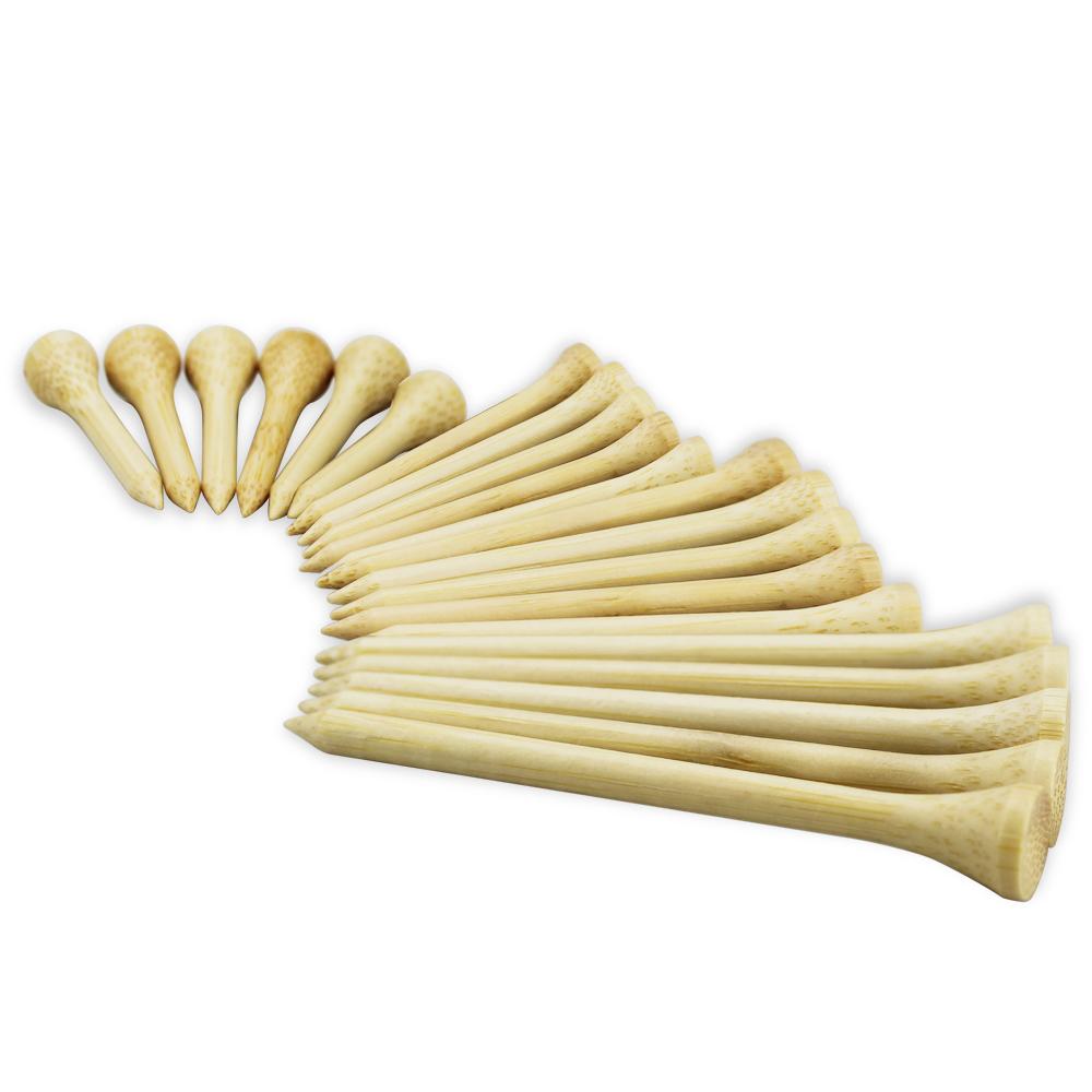 100/50 Count Golf Tees Bamboo Tee Golf Balls Holder 4 Sizes Available Stronger Than Wood Tees Drop Ship 42mm 54mm 70mm 83mm