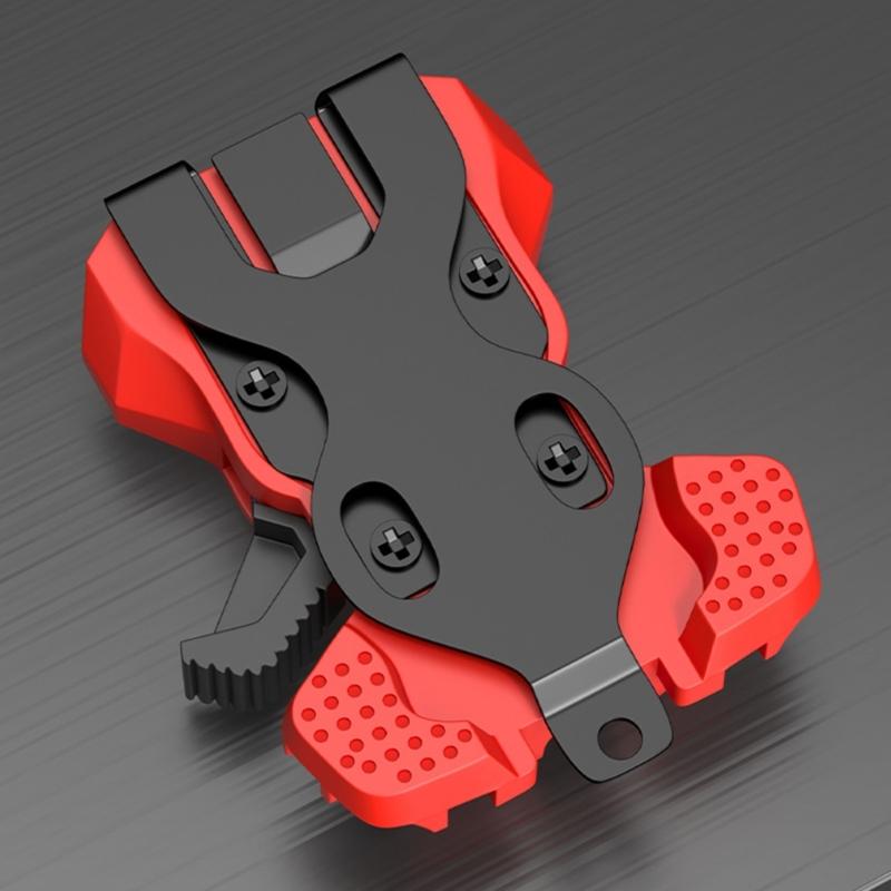 Practical Tool Belt Clip Double Lock Automatic Lock Mechanism for Power Drills Ensuring Secure Attachments During Use
