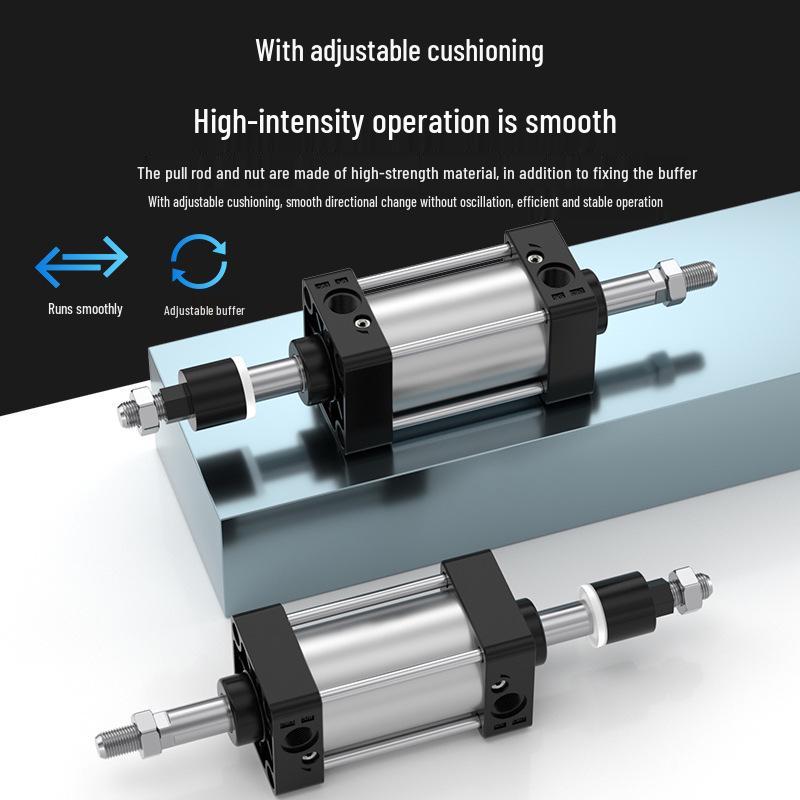 SCJ Adjustable Stroke High Thrust Pneumatic Cylinder SCJ32-160