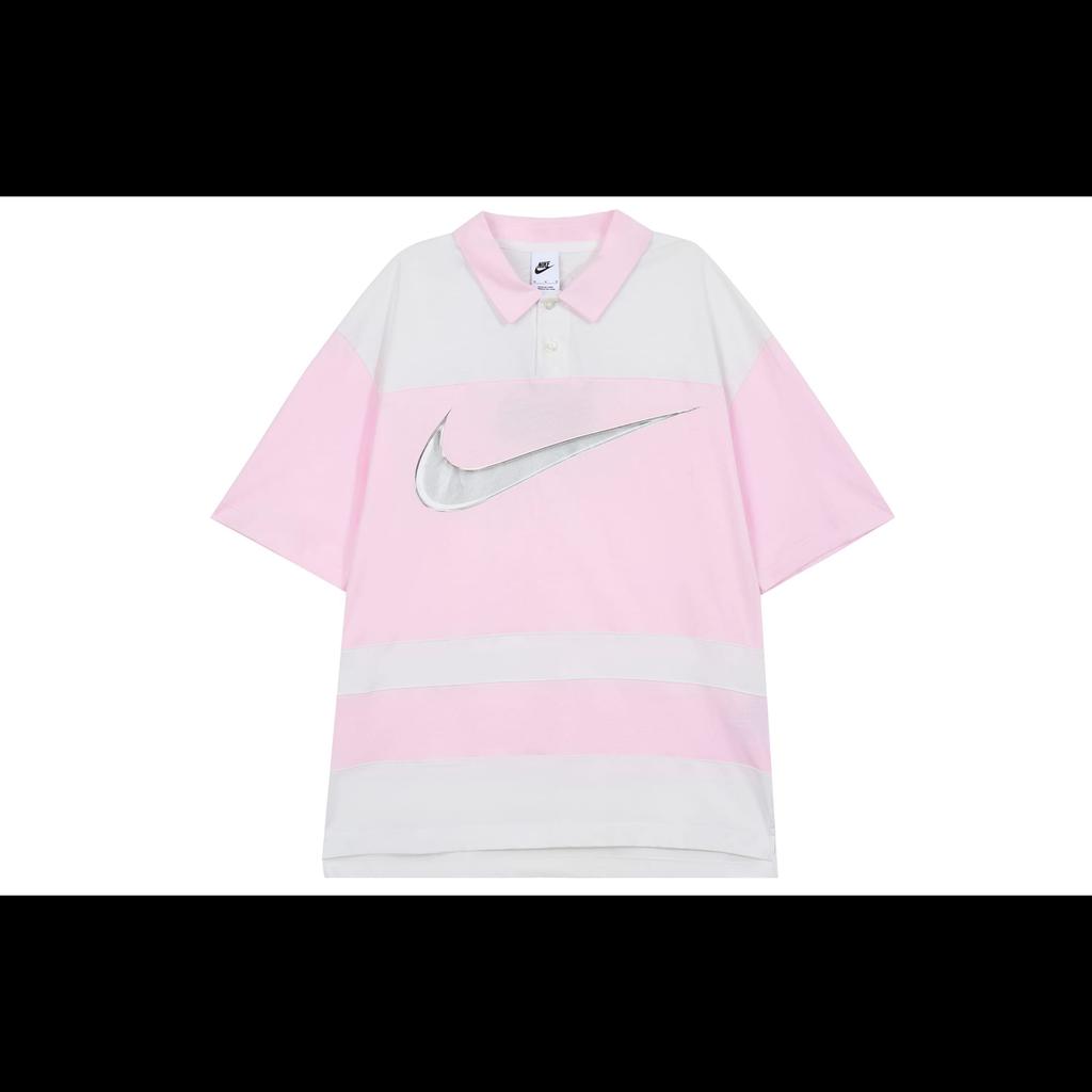 Nike Sportswear Men's Color Block Polo Shirt Pink FN3694-125