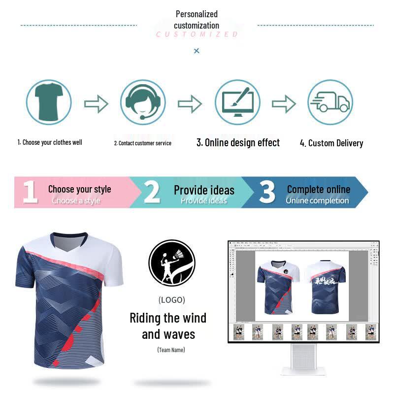 Huili Unisex Quick-Dry Short Sleeve Sports T-Shirt