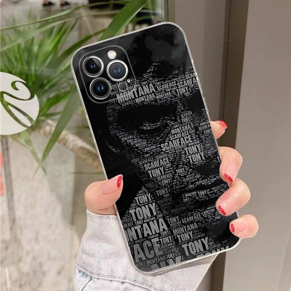 Film Scarface Tony Montana Fit For IPhone 16 15 Promax Phone Case IPhone 14 11 12 High End 13 Pro Silicone