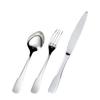 Kevnhaun 3-Piece Basic Cutlery Set, Tsubame-Sanjo, Dishwasher-Safe, 18-8 Stainless Steel, Matte Finish, Includes Dessert Knife, Dessert Fork, and Dess
