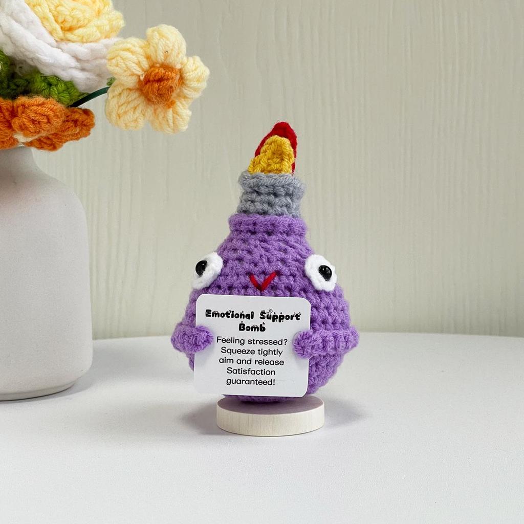 Cute Crochet Frog Toy - Fun Animal Gift