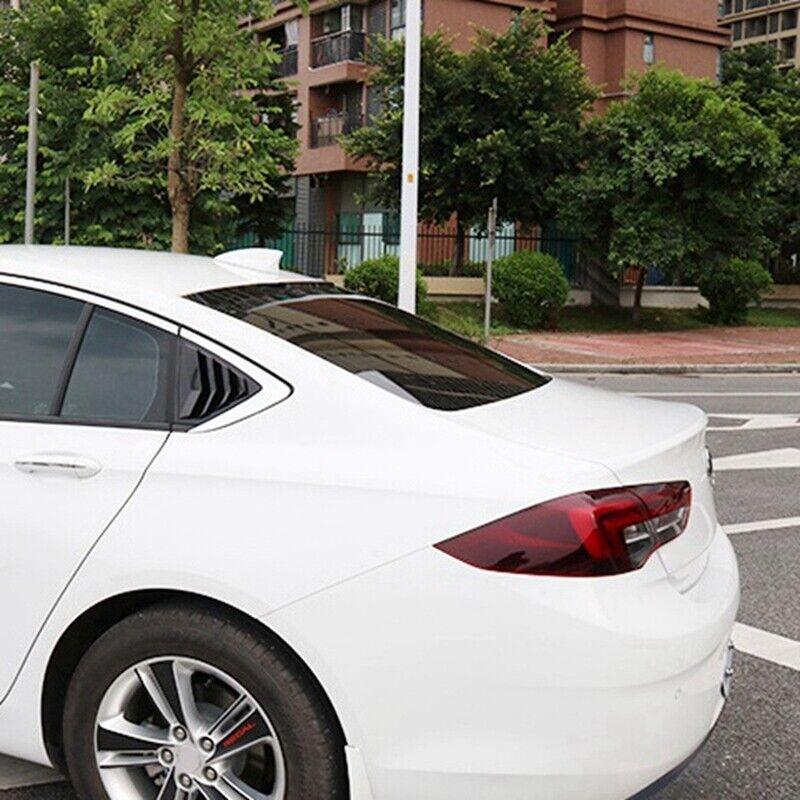 For Buick Regal Opel Insignia B 2017-2025 Car Rear Louver Window Side Shutter Cover Trim Sticker Vent Scoop ABS Carbon Fiber