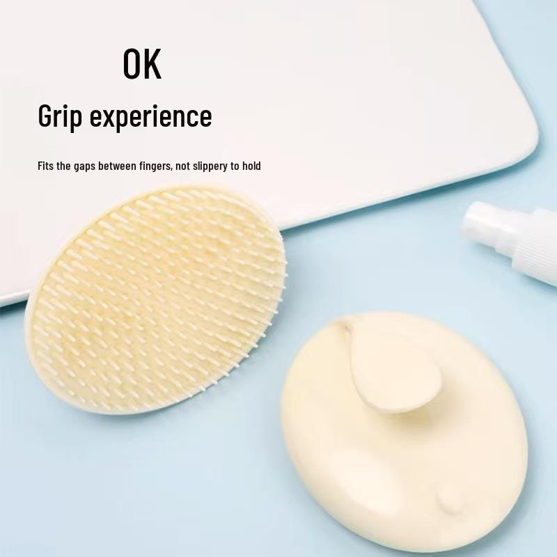 Щетка-массажер для кожи головы и расческа Meridian Apricot - Shampoo Brush
