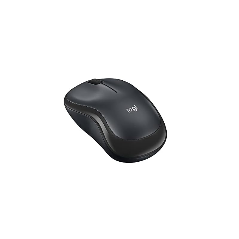 Logitech Wireless Mouse, Silent, M220CG, Compact, Up To 18 Months Battery Life, Ambidextrous, M220 Mouse, Wireless Mouse, Silent Mouse, Gray, Genuine