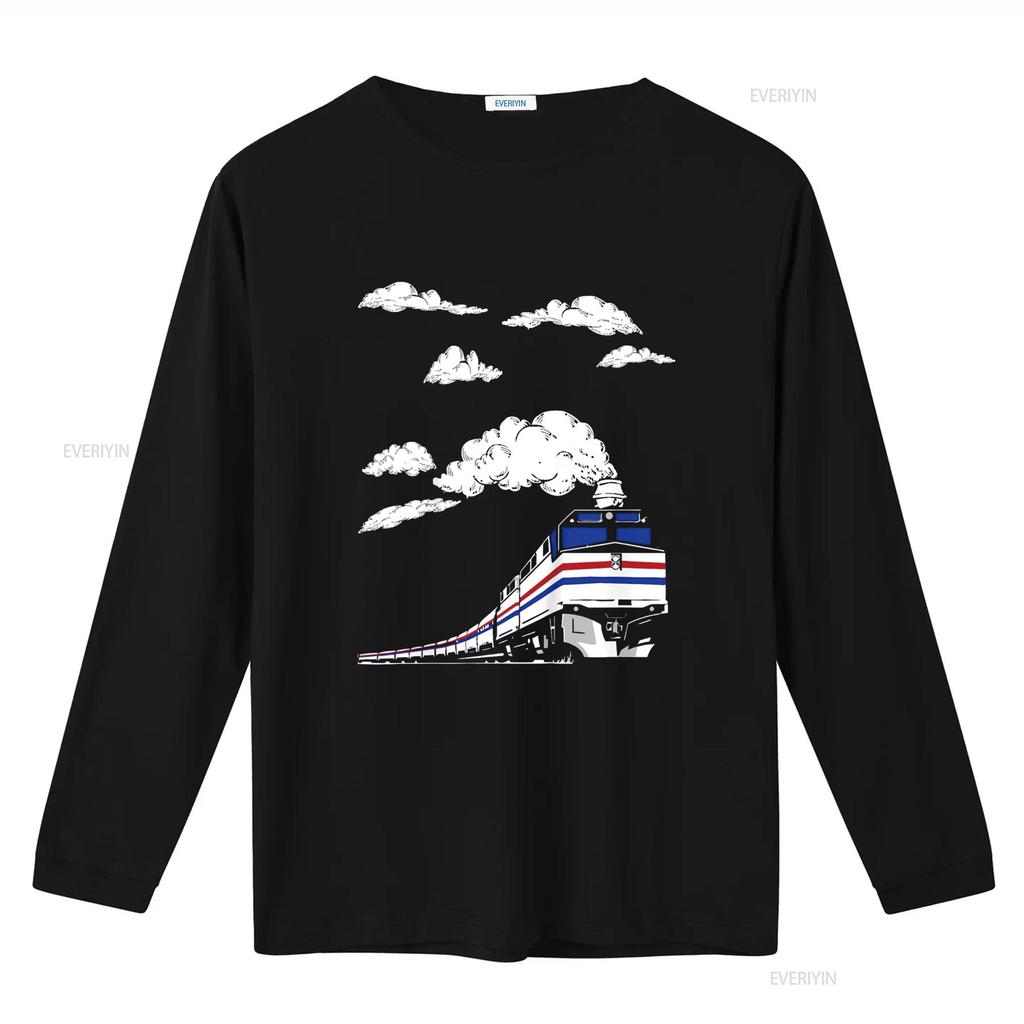 Super Fun Youth Train T shirt For Kids Children Boys Girls vintage Washed Soft fashion Top For Everyday Wear Stylish Slightly