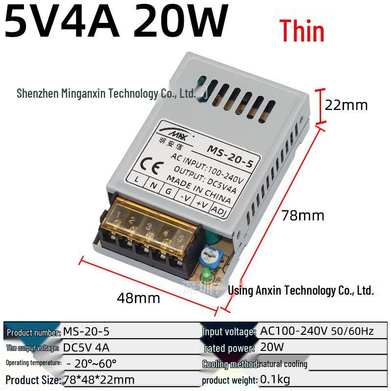 220V to Multi-Voltage Switching Power Supply for LED Strips and Monitors (5V, 12V, 24V, 36V, 48V; 5A-30A)