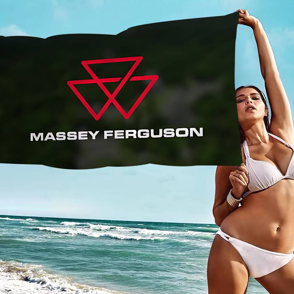 M-Massey F-Ferguson Microfiber Beach Towel Absorbent Quick Dry Soft Yoga Swimming Resort Mountain Climbing Towel