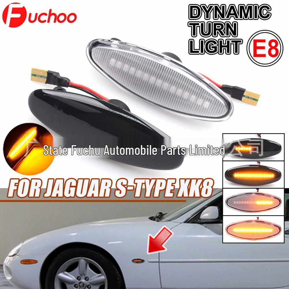 LED Fender Side Marker Turn Signal Lights for Jaguar XK8, XKR, S-Type, XJ X350