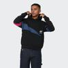 adidas Originals TS Colorblock Contrast Panel French Terry Hoodie Men Black Multi H46695