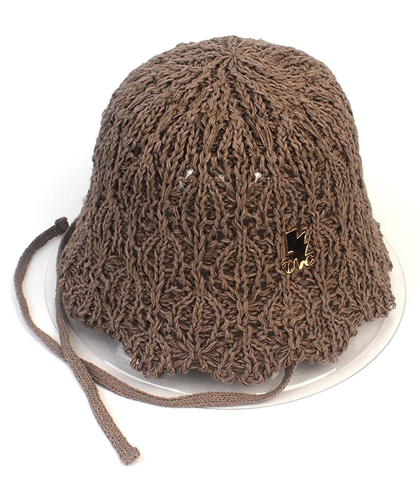 Yunibeosyeolkemiseuteuli Summer String Brown Bonnet Hat Summer Bucket Hat