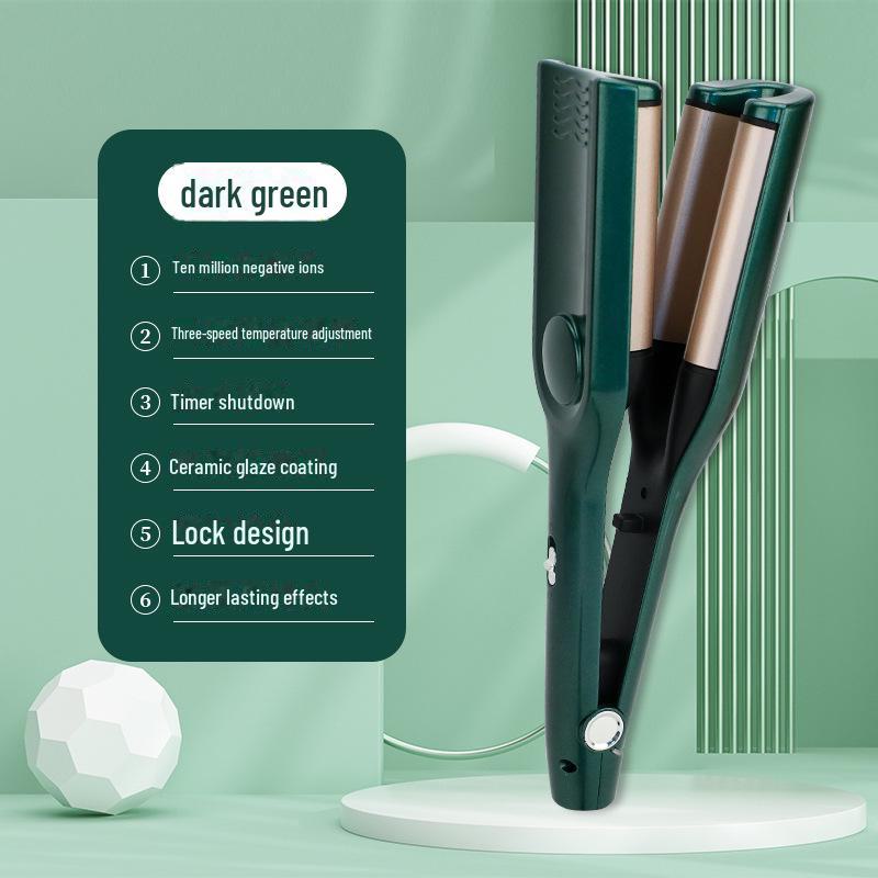 32mm U-Shaped Egg Roll Stick with Negative Ion Technology for Long-Lasting, Damage-Free Styling