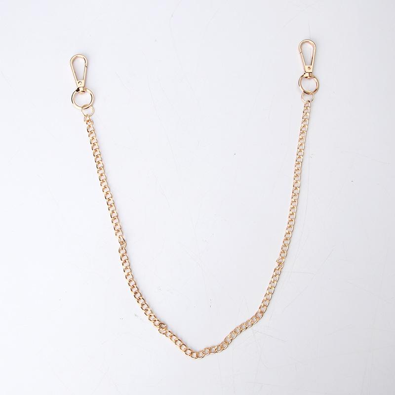 Trendy Rock Metal Ring Chain Punk Style Single Chain Trendy Belt Clothing Chain