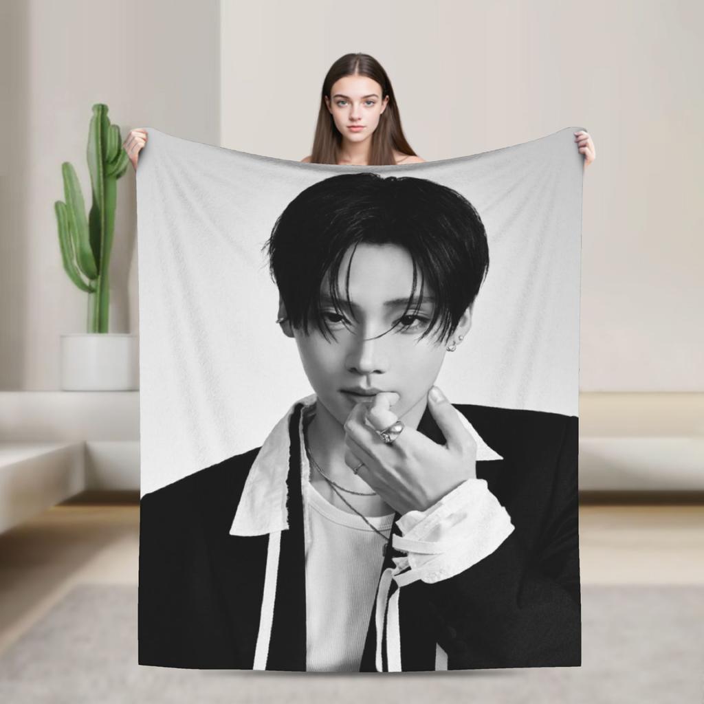 Ald1 Sangwon Soft Blanket  Novelty Travel Office Throw Blanket Bedroom Flannel Bedspread Sofa Bed Cover