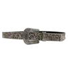 Trendy Original Design Rhinestone Printed Belt, Men'S And Women'S Trendy Personalized Pu Leather Belt
