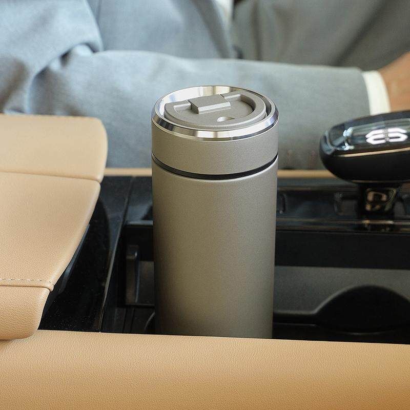 Large Capacity Thermos Cup for Men and Women, 316 Stainless Steel with Filter, Tea Brewing Cup with Handle, Portable for Car Use