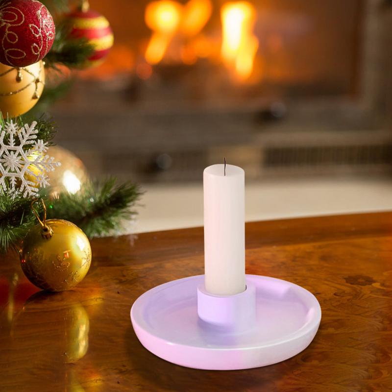 Resin Silicone Molds Candlestick Making Mold Easy Release Plaster Ornament Mold Handicraft Aromatherapy Decoration Crafting