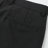 Men's Trendy Spring Loose-Fit Straight Leg Trousers with Half Elastic Waist
