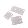 10Pcs Straight Four Hole Fixed Angle Bracket Stainless Steel Right Angle Bracket Furniture Fasteners Wood Shelves Cbinets