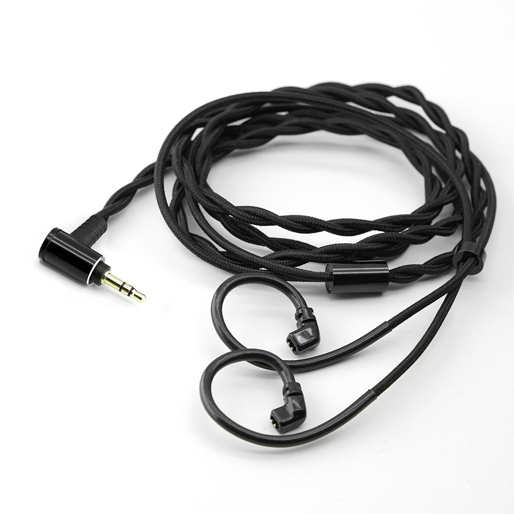 

FAAEAL сменный кабель QDC/MMCX/2Pin 0,78 мм провод для наушников 2,5/3,5/4,4 мм линия обновления наушников для KZ ZSN PRO TRN Shure SE315 3.5mm Standard Edition чёрный