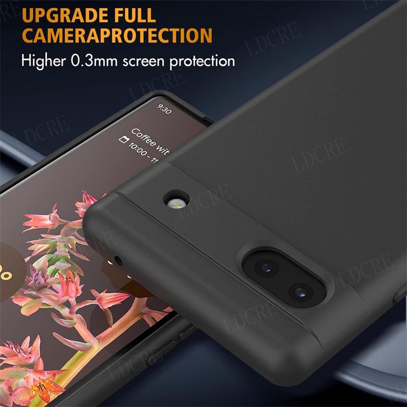 Für Google Pixel 8 Hülle Pixel 6 7 8 Pro 7A 6A Capas Telefonhülle Bumper Flüssigsilikon Weiche TPU Hülle Google Pixel 8 Fundas