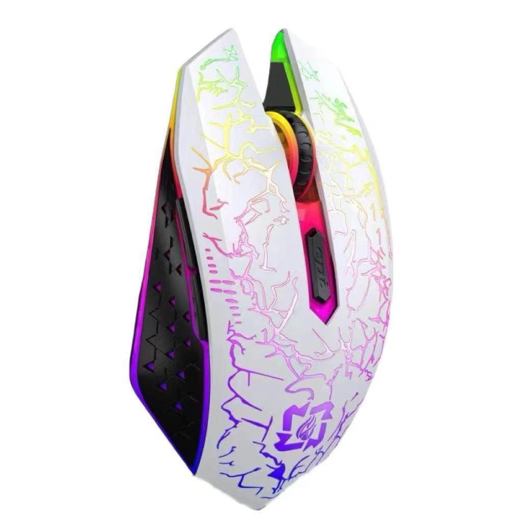 Rechargeable Bluetooth Silent Wireless Gaming & Office Mouse - Customizable Logo, Laptop Accessory