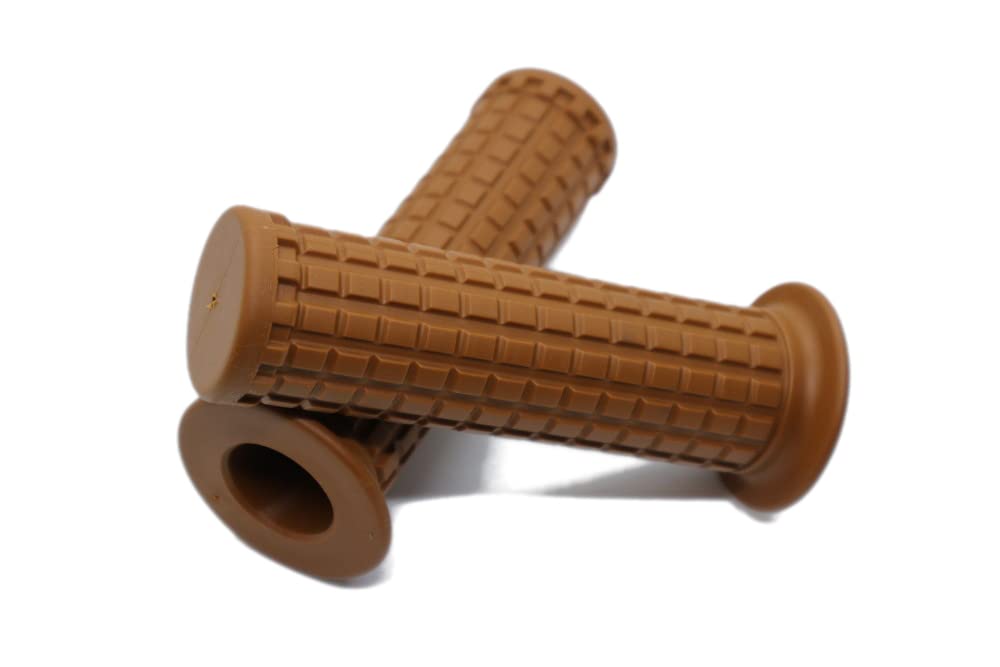 Beatus Handlebar Grip Bike 22.2mm Handlebar Universal Block Non-Penetrating (Camel) 22.2mm