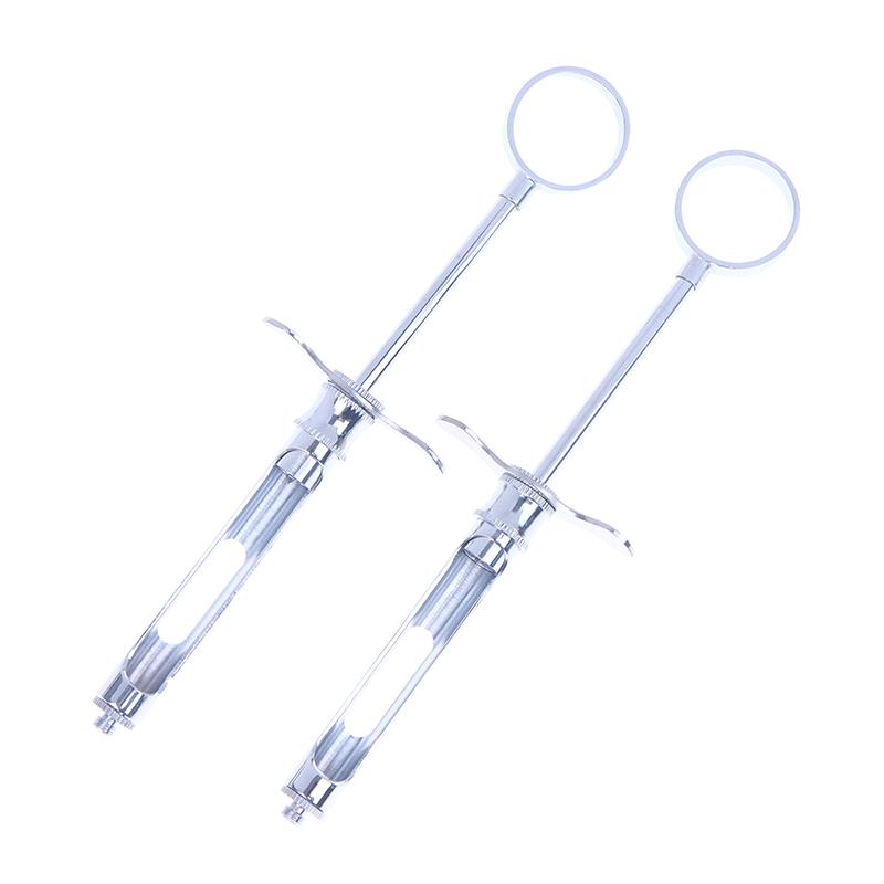 Stainless Steel Dental Aspirating Syringe Gun Hook-Headed Sharp Head Dentist Injector Surgical Instruments Tool Dental Supplies