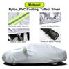 Car Cover Thickened Outdoor Sun Protection 190T Full Exterior Snow Cover Heat Insulation UVproof Dustproof with Reflective Strip
