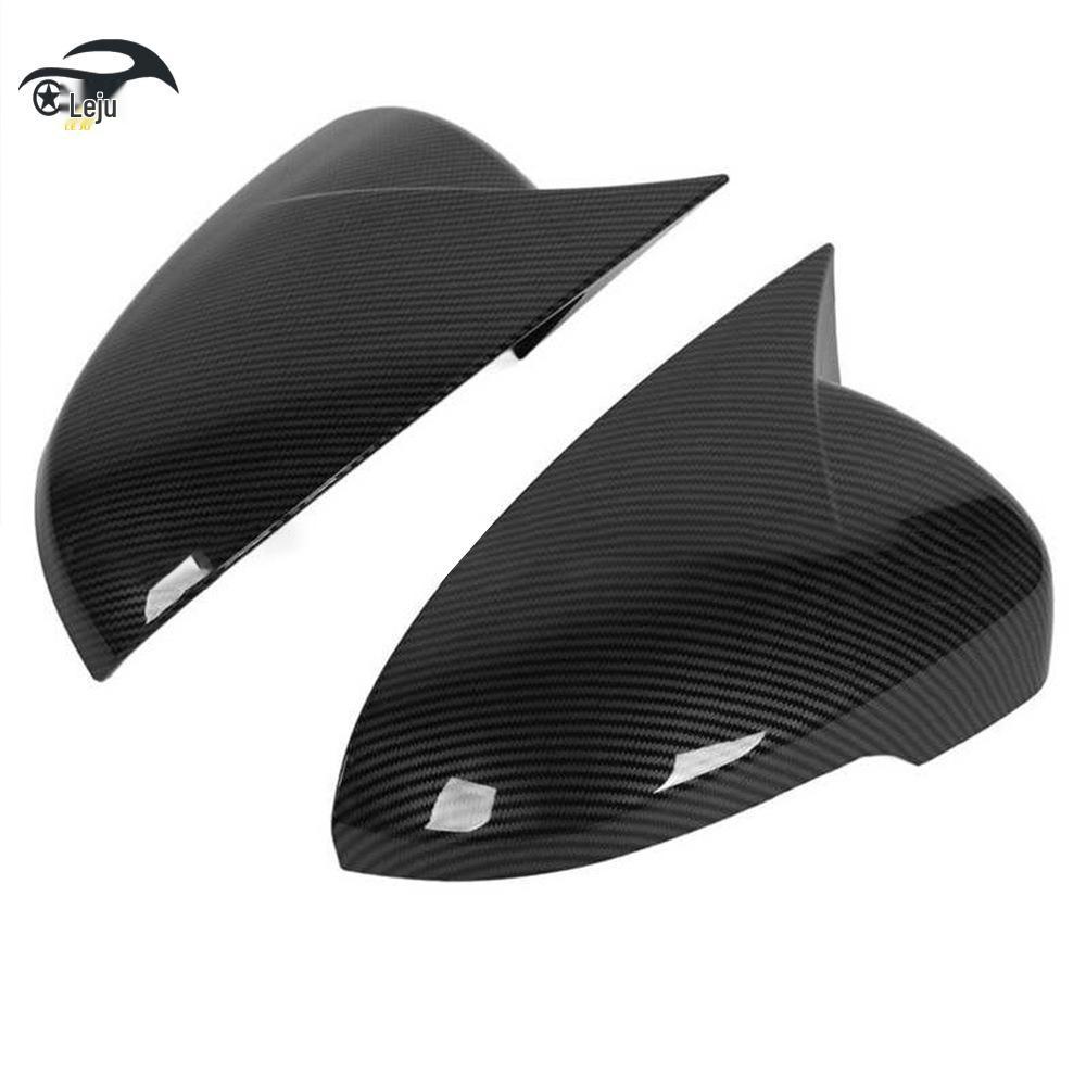 Carbon Fiber Horn Cover Sticker for 2021 Hyundai Tucson Rearview Mirror