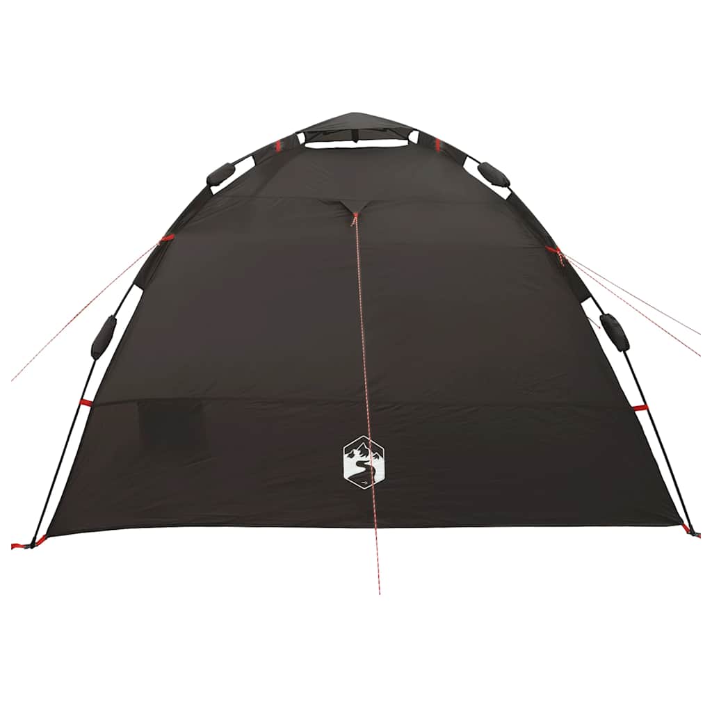 Fishing Tent for 4 People Brown Quick Release