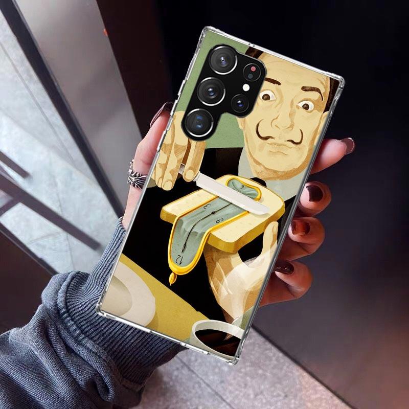 Salvador Dali Art Phone Case For Samsung Galaxy S23 S24 S25 Edge S26 Ultra S22 + S21 Plus S20 FE Cover Silicone Print Shell Gala