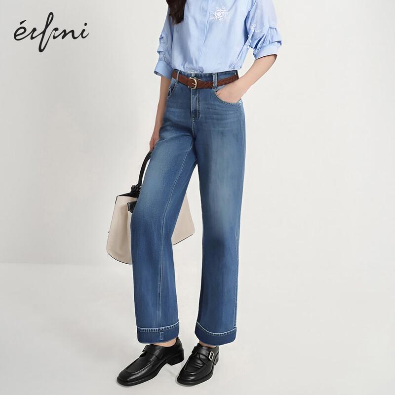 

Eifini Женские Универсальные Утягивающие Джинсы Прямого Кроя L