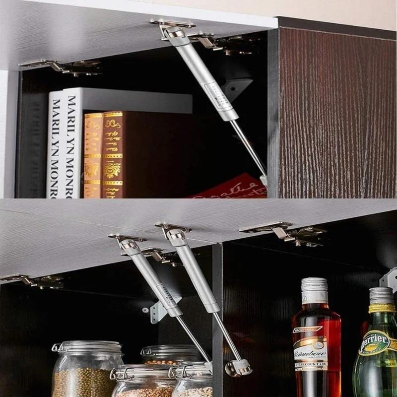 2/4PCS Cabinet Door Gas Struts 100N/10KG Supports Gas Spring Lid Support Gas Props Shocks Kitchen Cupboard Hydraulic Hinge