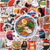 Japanese Culture Japan Traditional Style Rising Sun Sightseeing Gourmet Mount Fuji Torii Ninja Samurai Inbound Sushi Ramen Kimono Stickers (50 Pieces