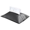 WPFANTAI Car Tissue Hanging Tissue PU Headrest Convenient Car Storage Item Case, Case, Leather, Water-Repellent, Black, Compatible,