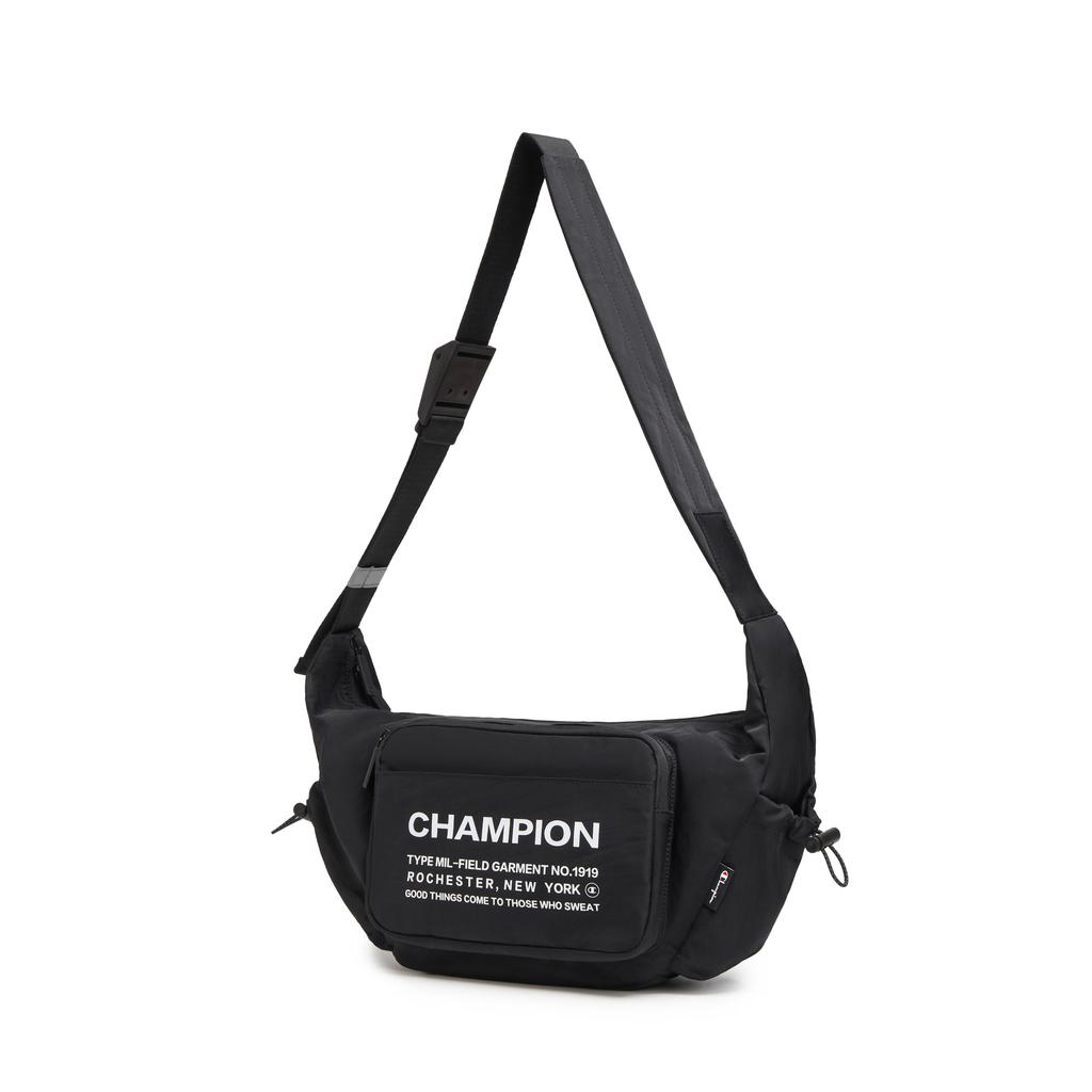 New Champion Fabric Shoulder Bag Regular Unisex Champion White/Pumice Gray/Black U5BACPU34