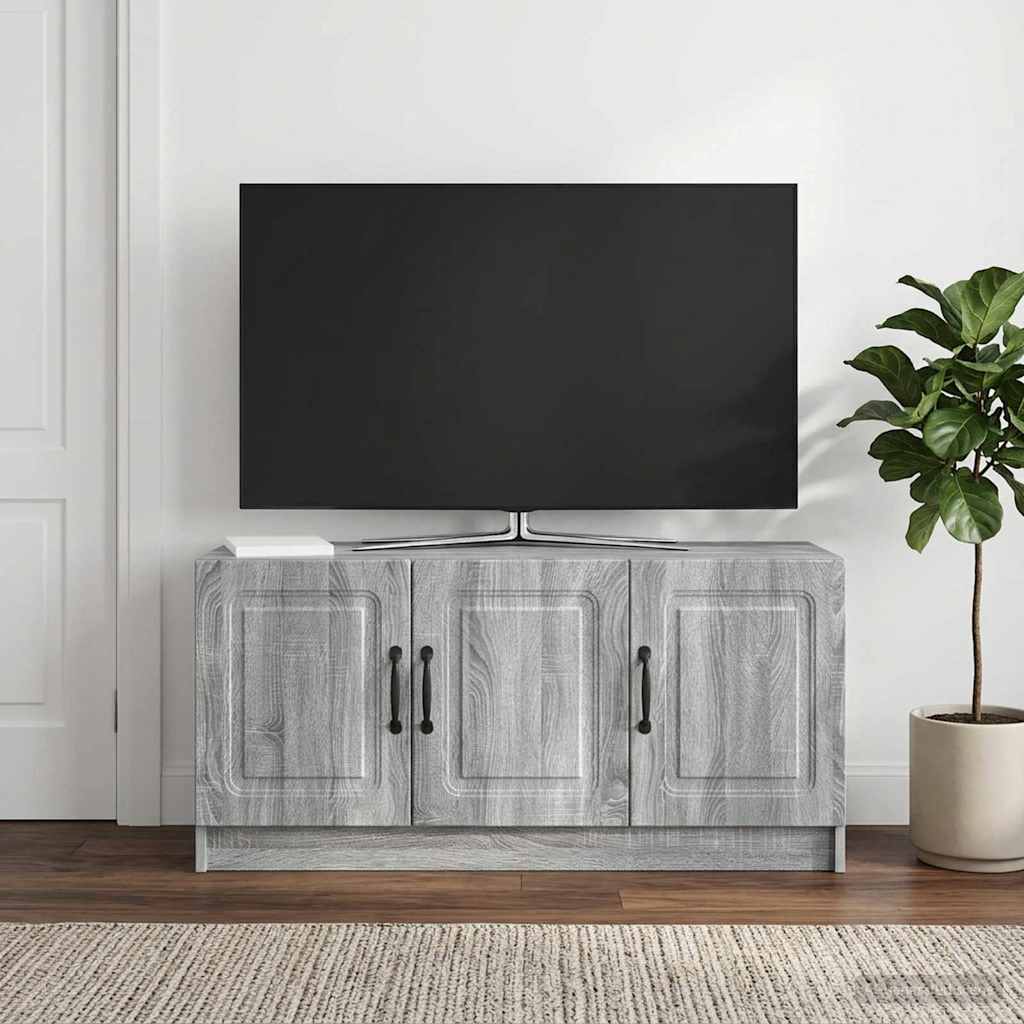 TV Cabinet Grey Sonoma 99 x 34.5 x 47 cm Particleboard