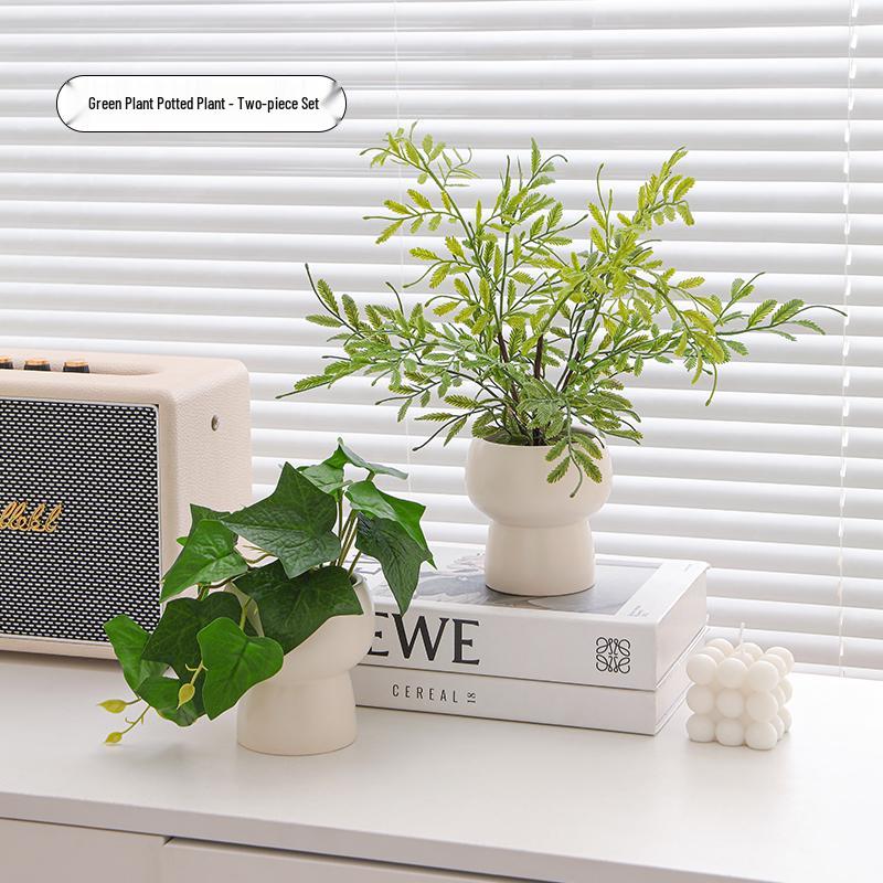 Artificial Bionic Potted Plant for Living Room Table or TV Cabinet